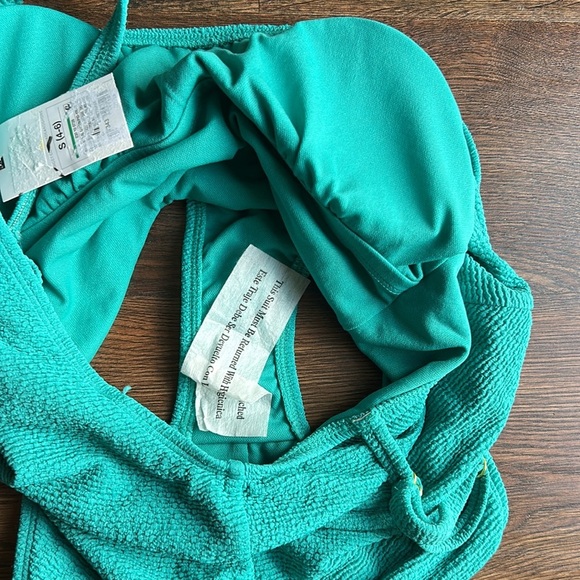 NWT Shade & Shore One Piece Swim Turquoise | Teal | One Piece Swimsuit | Beach - Picture 8 of 8